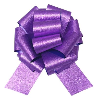 12" Big Purple Bow,1pcs Glitter Big Gift Bow Big Bow for Bike Bow for Present Bow for Large appliances,Bikes,Table Decorations and Party Events Decoration (Purple)