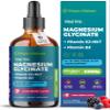 Magnesium Glycinate, Vitamin K2 & D3 Supplement GMO-Free VIT D MK7 K2 Vitamin Supplement & Magnesium Blend with Nutrients for Bone Nutrition & Cardiovascular Function (Mixed Berry, 60 mL) view 1