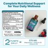 Magnesium Glycinate, Vitamin K2 & D3 Supplement GMO-Free VIT D MK7 K2 Vitamin Supplement & Magnesium Blend with Nutrients for Bone Nutrition & Cardiovascular Function (Mixed Berry, 60 mL) view 3