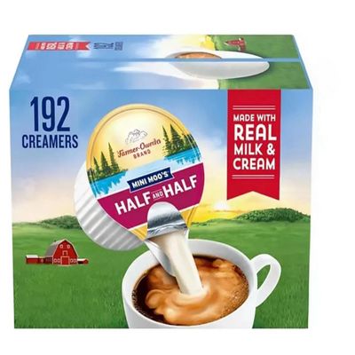 Coffee Creamer Half & Half Creamer Singles, 192 Count
