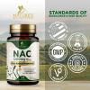 NAC Supplement - 1200mg Per Serving N-Acetyl-L-Cysteine - Free-Form NAC is a Powerful Antioxidant for Daily Immune, Liver & Respiratory Support - Vegan, Gluten Free, Bottled in USA - 120 Capsules view 4