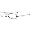OWTXIS Folding Reading Glasses for Men Women, Keychain Compact Readers Blue Light Portable Pocket Eyeglasses (Blue, +1.50) view 2