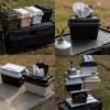 Montesy Outdoor Tissue Box Covers,Tissue Box Holder Camping Picnics Seasoning Bottle Organizers Desktop Napkin Paper Storage Box view 2