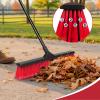 24" Push Broom with 63" Long Handle, Heavy Duty Broom for Floor Sweeping, Stiff Bristles Broom Brush for Workshop, Garage, Concrete, Patio and Deck view 3