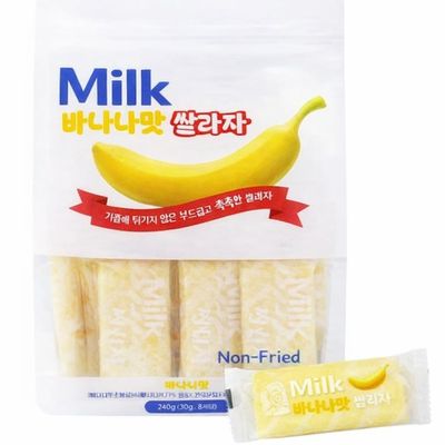 Korean Milk Rice Cracker 240g (240g, Banana)