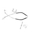 1 Pair Metal Frame Arms Rimless Glasses Legs and Nose Bridge Glasses Replacement Temple Eyewear Frame Temple Stainless Steel (Single Hole Silver) view 1