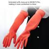 TTOBHF Long Dishwashing Gloves Rubber Gloves for Kitchen Washing Dishes, Cleaning Gloves Durable Reusable Dish Gloves(Red,3 Pairs_M) view 3