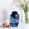 Horse Urn, Northern Lights Cremation Urn for Human Ashes, Urns for Human Ashes Adult Female, Funeral Cremation Urns for Human Ashes Size 10 Inch view 4