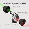 FlyHugz Grey Noise Cancelling Ear Plugs with Carry Case view 2