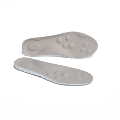 Insoles for Women Man, 4D Cloud Soles for Men Acupoint Massage Insole for Foot & Joint Support Anti Fatigue, Shock Absorption, Foot Pain Relief (Gray, US Women 6.5-9)