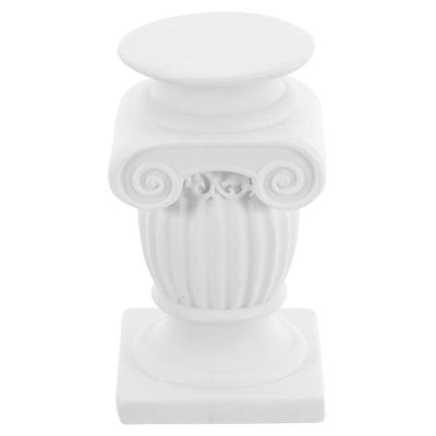 EUVAROMEX Mini Roman Column Greek Style Resin Pillar for Tabletop Mini Sculpture Layout Doll House Ornament Miniature Roman Pillar/5489