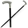 Walking Hand Cane Stick Designer Handmade Walking Stick for Men & Women Solid Metal and Natural Wood view 1