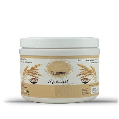 12.34oz (350G Pack Of 1) Talbina Special With Dry Fruits/A Sunnah & Healthy Diet Porridge For All Age Group