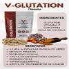 V-Glutation, Turmeric and Vitamin C Supplement, 60 Capsules, 500mg, Non-GMO, 100% Natural view 2