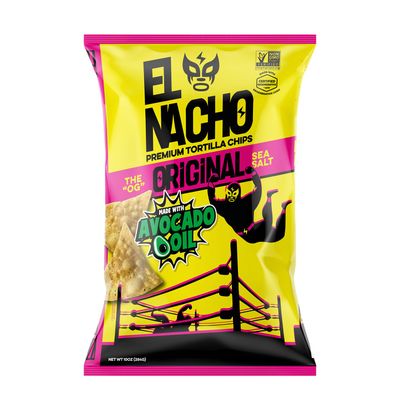 El Nacho Original Sea Salt Tortilla Chips, 10 Ounce
