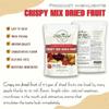 CRISPY MIX DRIED FRUIT 2.47 oz (70g) VIETFARMFOOD: Freeze-dried, no sugar added, naturally sweet. Nutritious, pure, and crunchy. Great for snacking, toppings, desserts or healthy giftin view 4