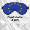 EU Flag Soft Eye Mask for Sleeping - Ideal for Women Men and Travel, Comfortable & Adjustable, Perfect for Indoor/Outdoor Use view 3