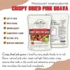 CRISPY DRIED PINK GUAVA 2.47 oz (70g) VIETFARMFOOD: Freeze-dried, no sugar added, naturally sweet. Nutritious, pure, and crunchy. Great for snacking, toppings, desserts or healthy gifting. view 4