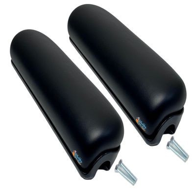 Wheelchair Waterfall ARMPADS (Armrest) for Wheelchairs with Vinyl Cover and Foam Padding for Better Comfort. Set of 2 (10" (Desk Length))
