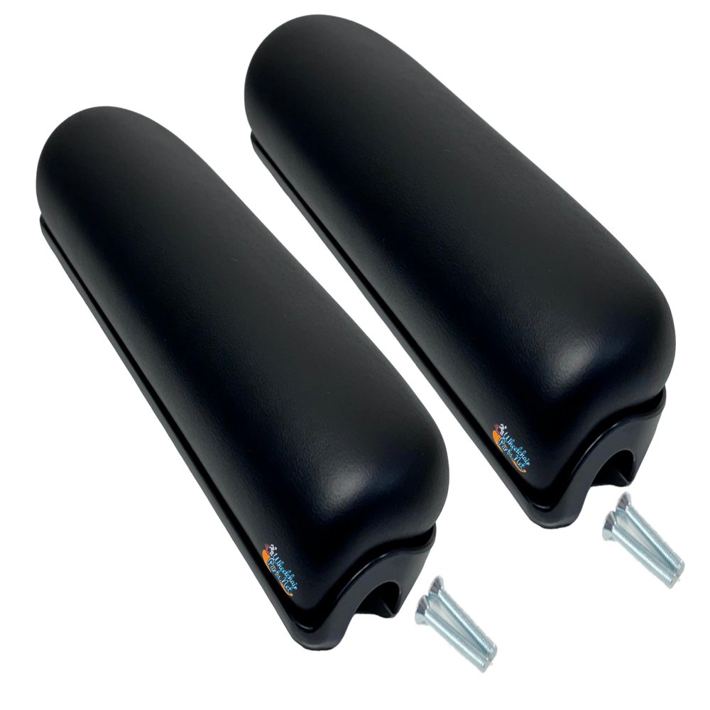 Wheelchair Waterfall ARMPADS (Armrest) for Wheelchairs with Vinyl Cover and Foam Padding for Better Comfort. Set of 2 (10" (Desk Length))