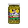 Best Maid Products Pickle Relish 10 Ounce 3 Packs - Sweet, Dill, Jalapeno Sweet, or Jalapeno Mustard (Dill Relish) view 3