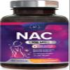 NAC Supplement - 1200mg per Serving N-Acetyl-L-Cysteine Optimal Absorption Immune Support with Powerful Antioxidants - Respiratory & Liver Health Support - Gluten Free, Bottled in USA - 120 Capsules view 1