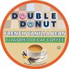 Double Donut Coffee Decaf French Vanilla Coffee Pods, Medium Roast Single Serve French Vanilla Bean Decaf Flavored Coffee Pods For Keurig K Cup Brewers, 20 Count view 2