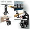 EUVAROMEX 4 Sets Shovel Mount for Roof Rack, Heavy Duty Multipurpose Metal Rubber Clamp Wall Mounting Kit, for Roof Rack Boats Tool /5288 view 2