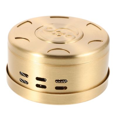 TOVINANNA Thickened Copper Portable Moxibustion Box Adjustable Temperature Moxa Burner Holder for Home Use