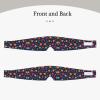Color Stars Sleep Eye Mask for Women Men, Soft Sleeping Mask Bedroom Earmuffs with Adjustable Velcro Strap Print view 2
