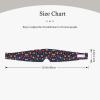 Color Stars Sleep Eye Mask for Women Men, Soft Sleeping Mask Bedroom Earmuffs with Adjustable Velcro Strap Print view 3