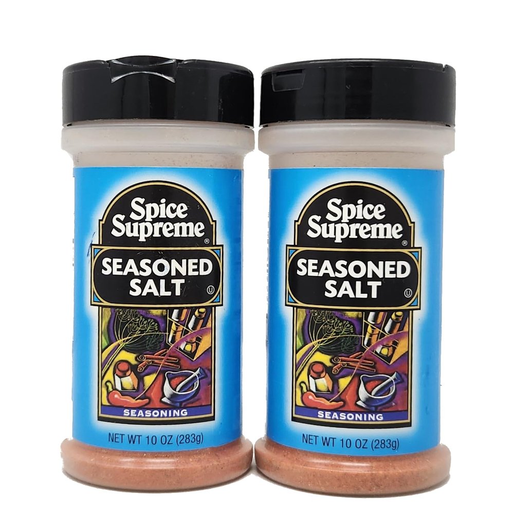 2 pack of Seasoning Herbs and Spices You Choose Your Flavor by Spice Supreme (10oz, Seasoned Salt - Sazonador Con Sal)