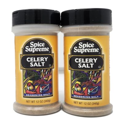 2 pack of Seasoning Herbs and Spices You Choose Your Flavor by Spice Supreme (12oz, Celery Salt)