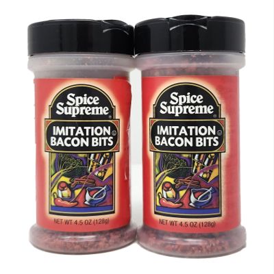 2 pack of Seasoning Herbs and Spices You Choose Your Flavor by Spice Supreme (4.5oz, Imitation Bacon Bits)