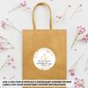 Andaz Press 2 Inch A Little Silly Goose Baby Shower Stickers for Favors, Candy, Envelopes, Wildflowers Goose Baby Shower Decorations, Thank You For Celebrating With Us Stickers Gender Neutral, 40 Pack view 3