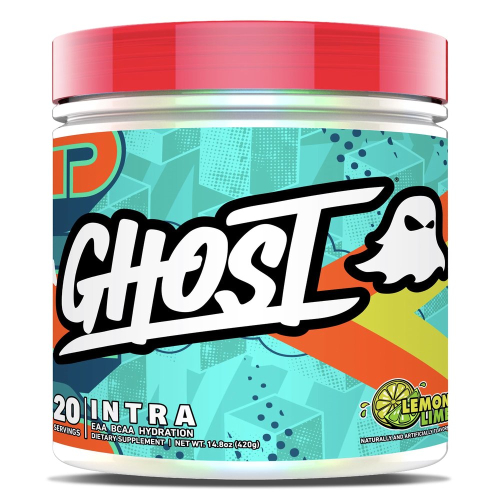 GHOST Intra Workout Powder, Lemon Lime - BCAAs, & EAAs, Nootropics & Hydration - Essential & Branch Chain Amino Acids Supports Muscle Recovery, Energy & Focus - Pre, Intra & Post Workout Powders