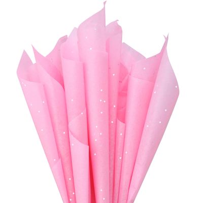 36 Sheets Glitter Pink Tissue Paper for Gift Bags 20 x 20 inch Sparkling Wrapping Tissue for Crafts & Party Packaging