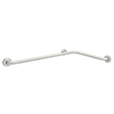 20 x 42 L-Shaped Grab Bars for Wall in 1.25 Dia, Made in USA | ADA Handicap Grab Bars for Seniors Made of 304 Stainless Steel | Can Hold Up to 400 lbs