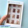 12 Dye Free Teddy Bear Edible Sugar Decorations, Vegan, Gluten-Free, Edible Cake Toppers for Cupcakes, Cookies & Desserts, by Simply Sucr (12 Teddy Bears) view 2