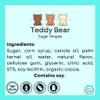 12 Dye Free Teddy Bear Edible Sugar Decorations, Vegan, Gluten-Free, Edible Cake Toppers for Cupcakes, Cookies & Desserts, by Simply Sucr (12 Teddy Bears) view 3