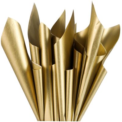 36 Sheets Gold Tissue Paper for Gift Bags 20 x 20 inch Gift Wrapping Tissue for Crafts, Christmas, Weddings & Celebrations
