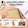 36 Sheets Gold Tissue Paper for Gift Bags 20 x 20 inch Gift Wrapping Tissue for Crafts, Christmas, Weddings & Celebrations view 2