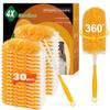 360 Heavy Duty Duster Refills for Swiffer Duster,30 Pack & 1Handle 4X Faster Electrostatic Deep Duster Kit for Cleaning, Pet Hair, Blinds & Car Vents,Lasts 2+ Months, Eco-Friendly & Gift-Ready view 1