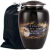 Handcrafted Urn for Human Ashes Adult Male | Cremation Funeral Burial Decorative urns | Memorial Urn Way to Heaven 200 LBS view 1