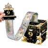 9th Birthday Money Box for Boys Girls, 9 Years Old Birthday Decorations, Fun Pull-Out Cash Gift Box for Parties, Ideal for 9th Birthday Surprises with 35PCS Bags view 1