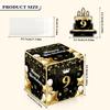 9th Birthday Money Box for Boys Girls, 9 Years Old Birthday Decorations, Fun Pull-Out Cash Gift Box for Parties, Ideal for 9th Birthday Surprises with 35PCS Bags view 2