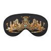 Gold Queen Bee Crown Travel Eye Mask Blackout Eye Mask for Sleeping Airplane Eyemask with Adjustable Strap Sleep Masks for Women Men Soft Night Blindfold Eyemask view 1