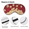 Popcorn Travel Eye Mask Blackout Eye Mask for Sleeping Airplane Eyemask with Adjustable Strap Sleep Masks for Women Men Soft Night Blindfold Eyemask view 3