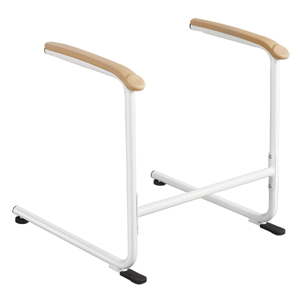Fukursul Senior-Friendly Chair Couch Stand Assist Lift - Easy-to-Use Mobility Aid for Elderly, Bed Assist Rail Included, Helps with Getting Up from Seated Position, Ideal for Home Use White