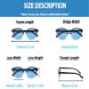 OLOMEE Reading Sunglasses for Women +2.75 Ladies Small Round Sun Readers Circular Cheaters Sunglasses for Small Head/Face Dark Lenses 4 Pack view 3